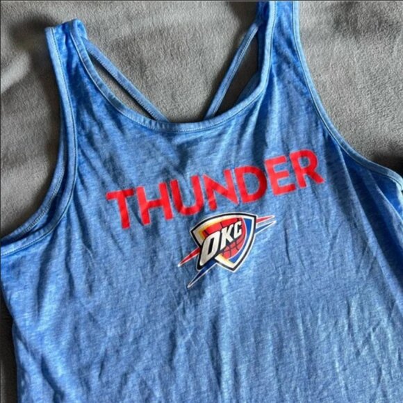 NBA Oklahoma City Thunder Latice Tank Top - L - Picture 4 of 5